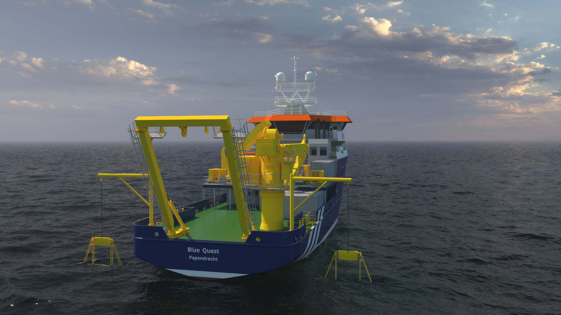 Blue Quest and offshore survey vessel capable of Geophysical & UXO operations