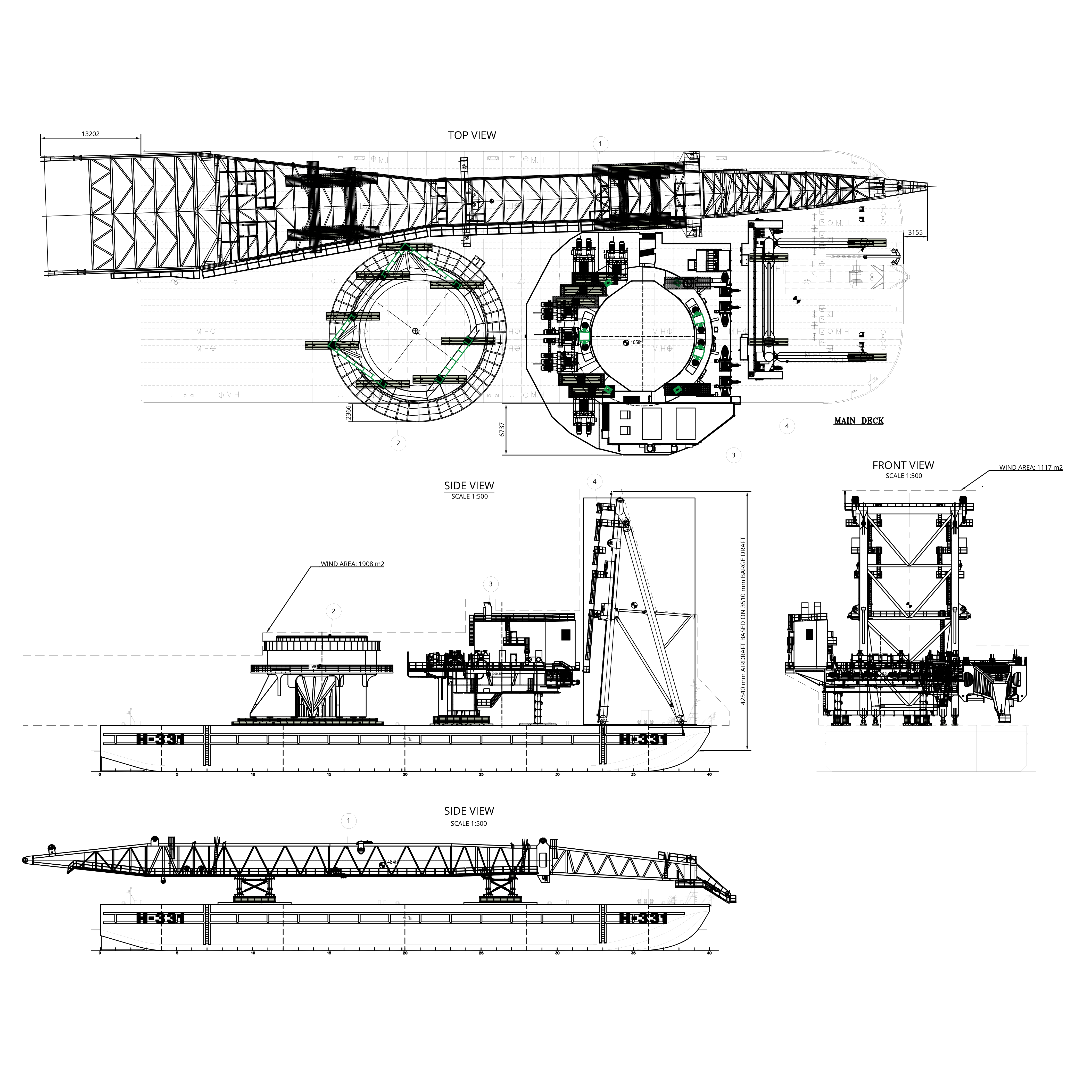 Cadeler crane transport